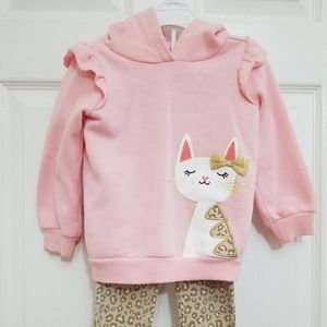 Girl Cat sweater & Leggings